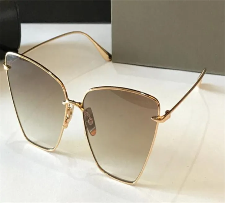 Nya mode solglasögon Volner Women Design Metal Vintage Glasses Popular Style Charming Cat Eye Frame UV 400 Lens7811306