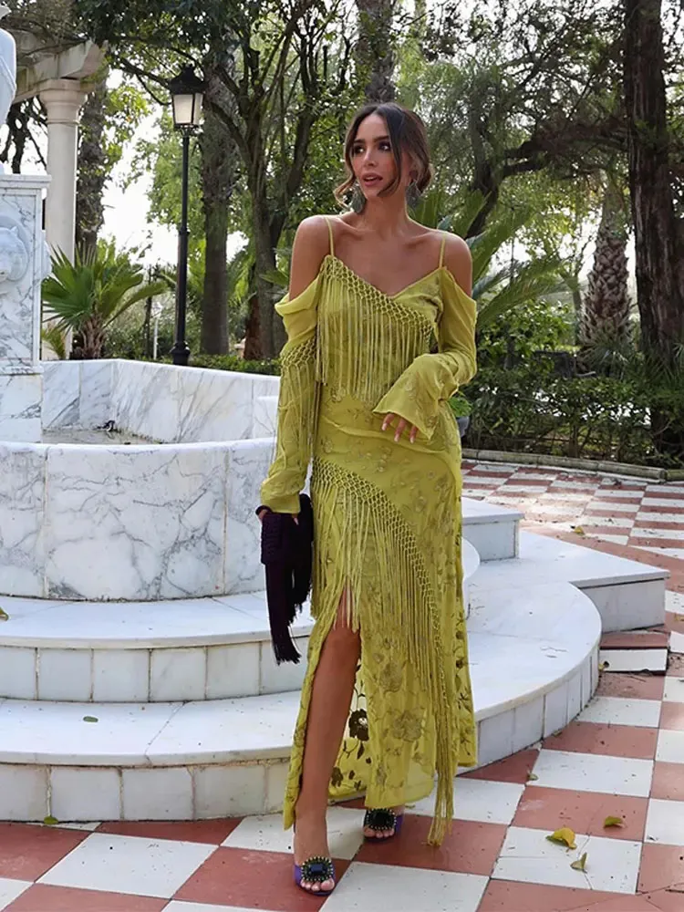 Street Print Patchwork Backless Spaghetti Strap Sling Dresses Street Print Patchwork Backless Spaghetti Strap Sling Dresses