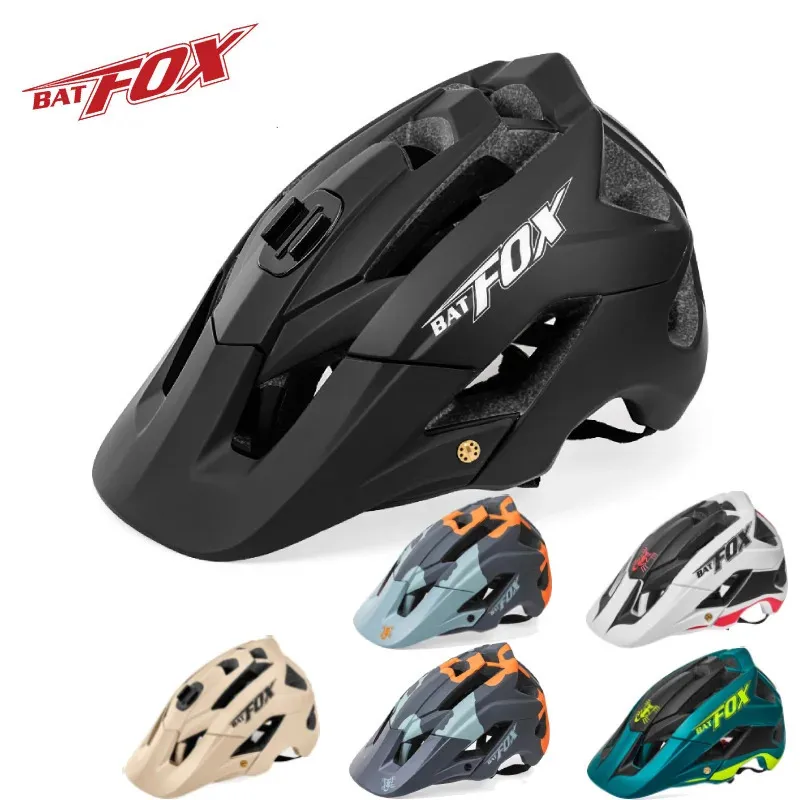 Batfox bisiklet kaskı genel kalıplı dağ yol ultralight erkekler bisiklet bisiklet ekipmanı DH am casco Ciclismo bicicicleta 240312