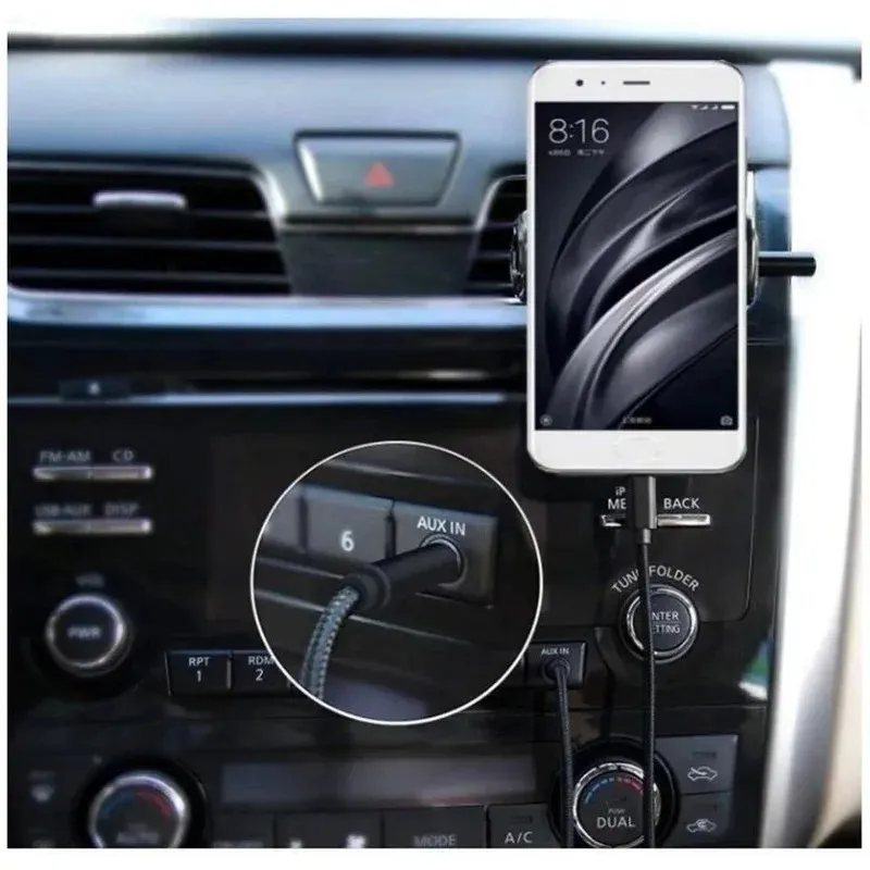 Cabo de áudio M Aux Tipo C para 3,5 mm Jack Adaptador Alto-falantes Carro Tipo-C para Linha de Fio Adaptador Samsung