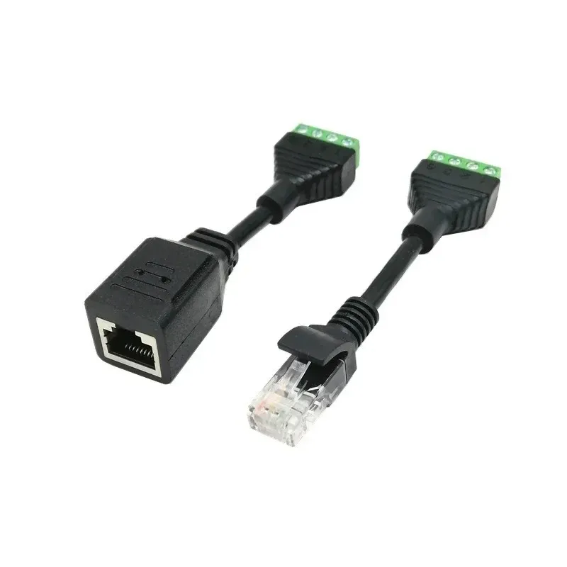 RJ45 do 4Pin Zaciski RJ45 Kobieta końcowa głowica kryształowa Zakończowy blok bez ciśnienia Kryształowy Blok Net Block