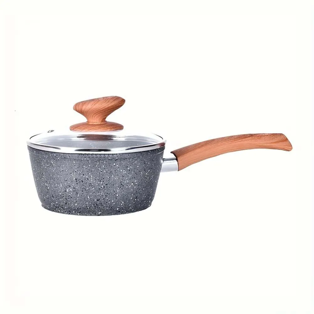 Pot with Lid, Non-tick Pan, Baby Food Hot Milk Pot, Double-bottom Preure Suitable for Ga Stove and Induction Cooker, Can Be Ued in