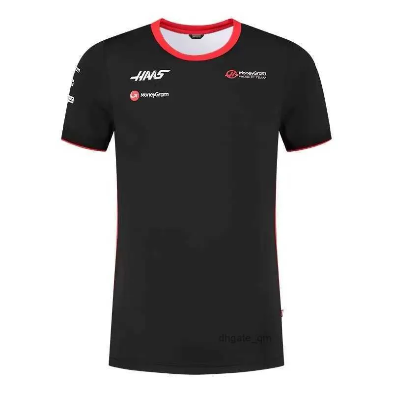 Combinaison de course F1 pour hommes, T-shirt à manches courtes, Polo, personnalisé, nouvelle équipe Hass Magnusson, été 2023