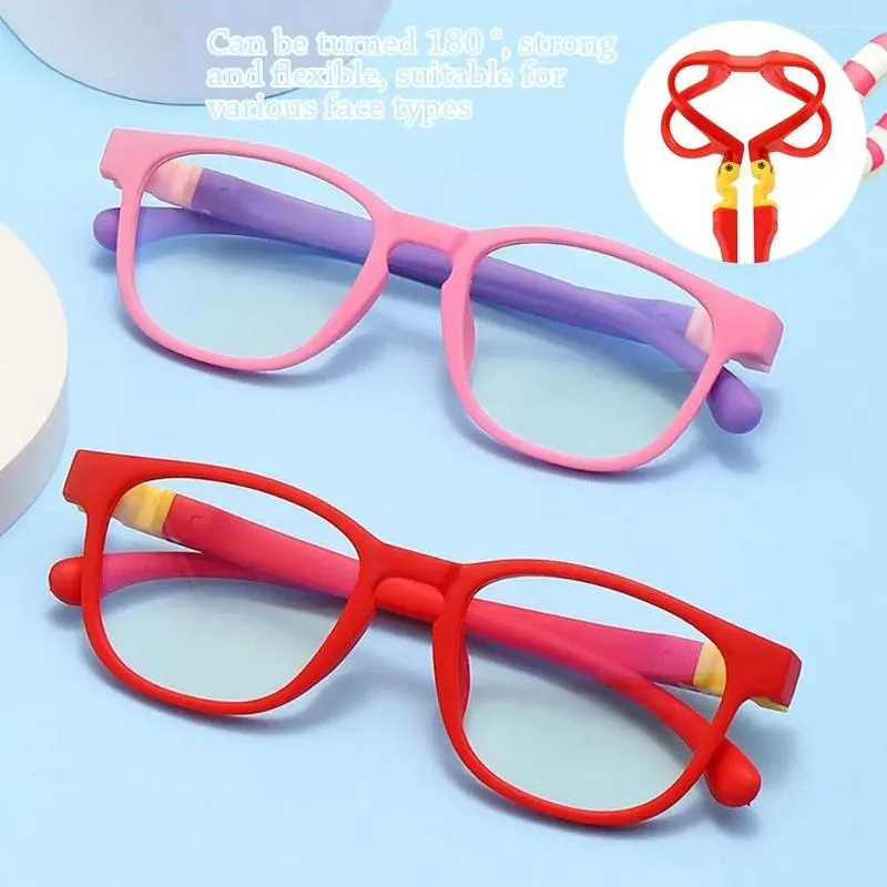 Lunettes de soleil mode ordinateur amovible cours en ligne Anti-lumière bleue Ultra cadre lunettes pour enfants lunettes confortables