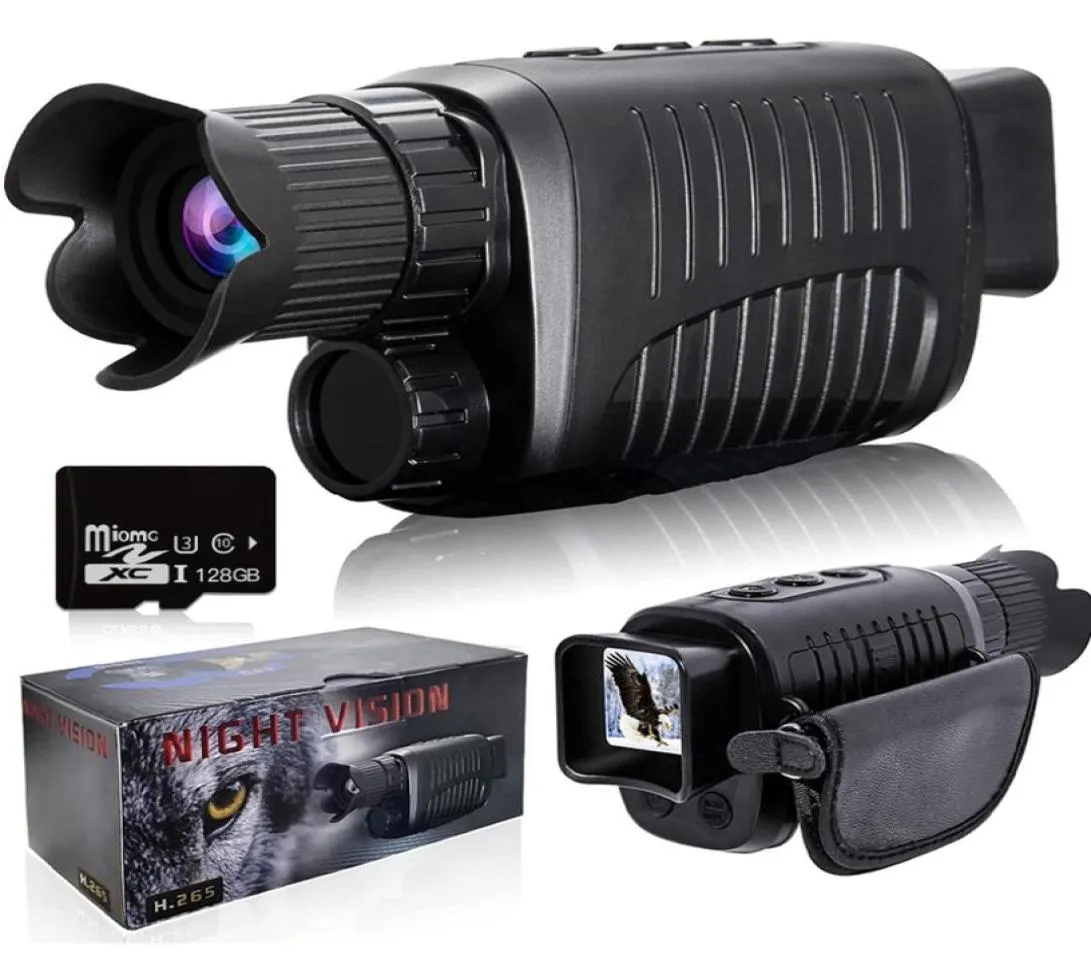 Monocular Night Vision Device 1080P HD Infrared 5x Digital Zoom Hunting Telescope Outdoor Day Dual Use 100 Darkness 300m 2207073787702