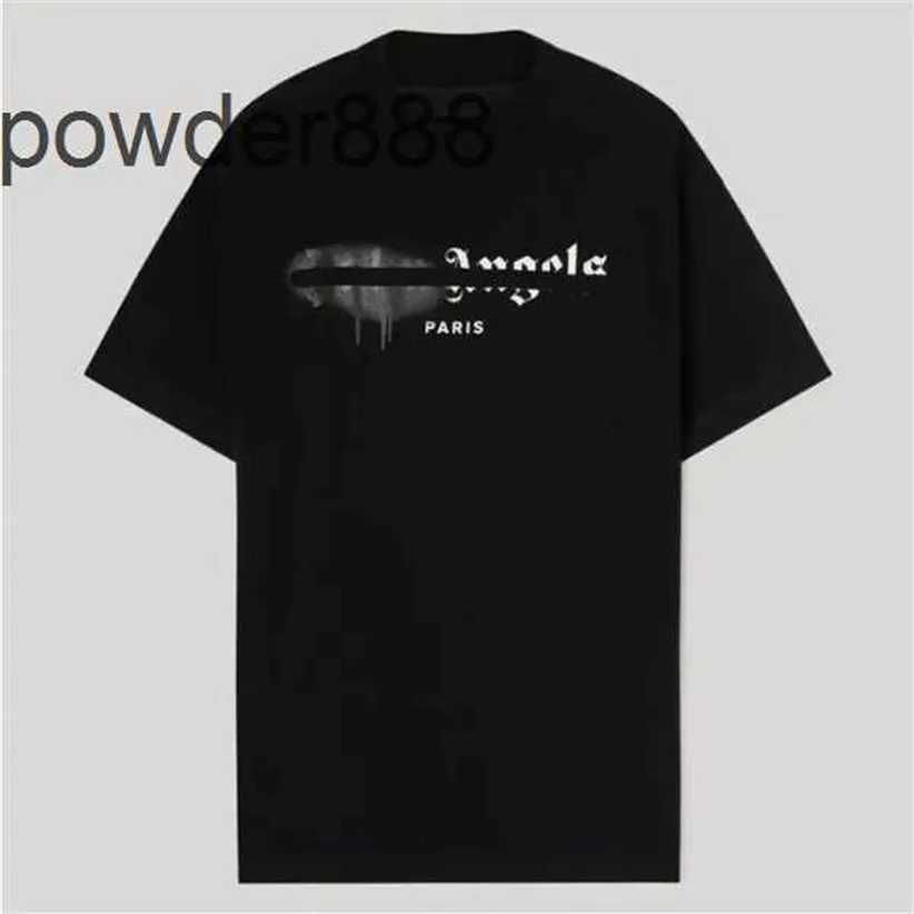 Heren Palm Designer Pa Tokyo Sprayed T-shirt Heren Dames T-shirts Luxe T-shirts t-shirts Hoeken Korte mouw Casual Zomer Strand Streetwear Hoek Tops Kleding Kleding Tee