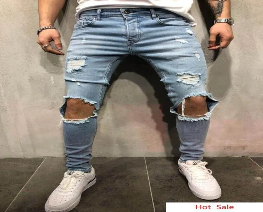 Pantaloni a matita in stile urbano pantaloni a metà vita jeans slim fit slim fit jeans denim abbigliamento pantaloni lunghi sfilacciati1515193