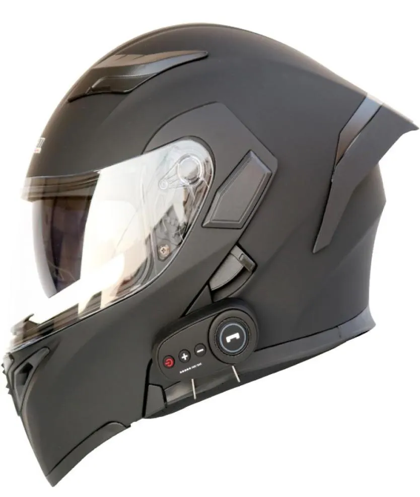 Motorhelm Bluetooth -helm Elektrische voertuig 1200 MAH Batterij Levens 2399793