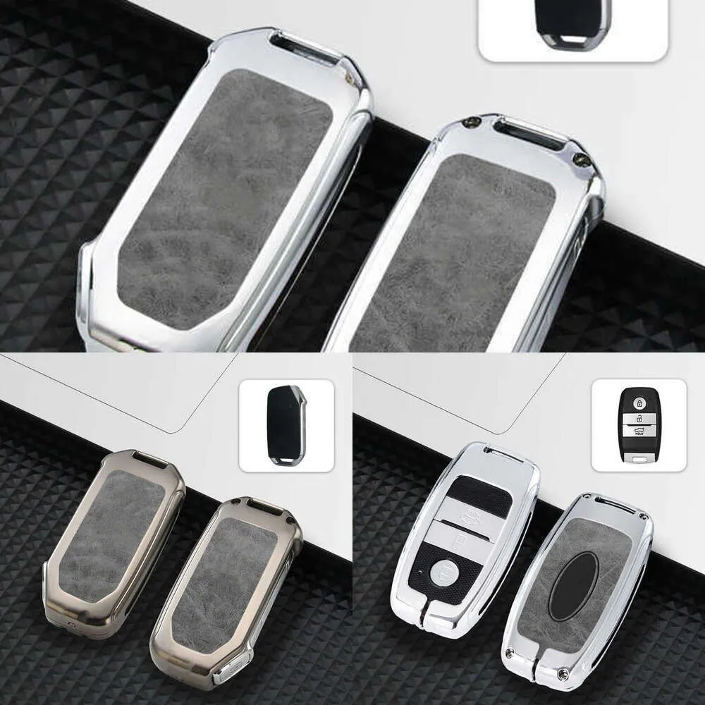 Update Legering Autosleutel Case Cover Shell Fob Voor Kia Elantra Verna Sportage Cerato Optima K2 K3 K4 K5 Rio picanto Sorento Sedona Sleutelringen