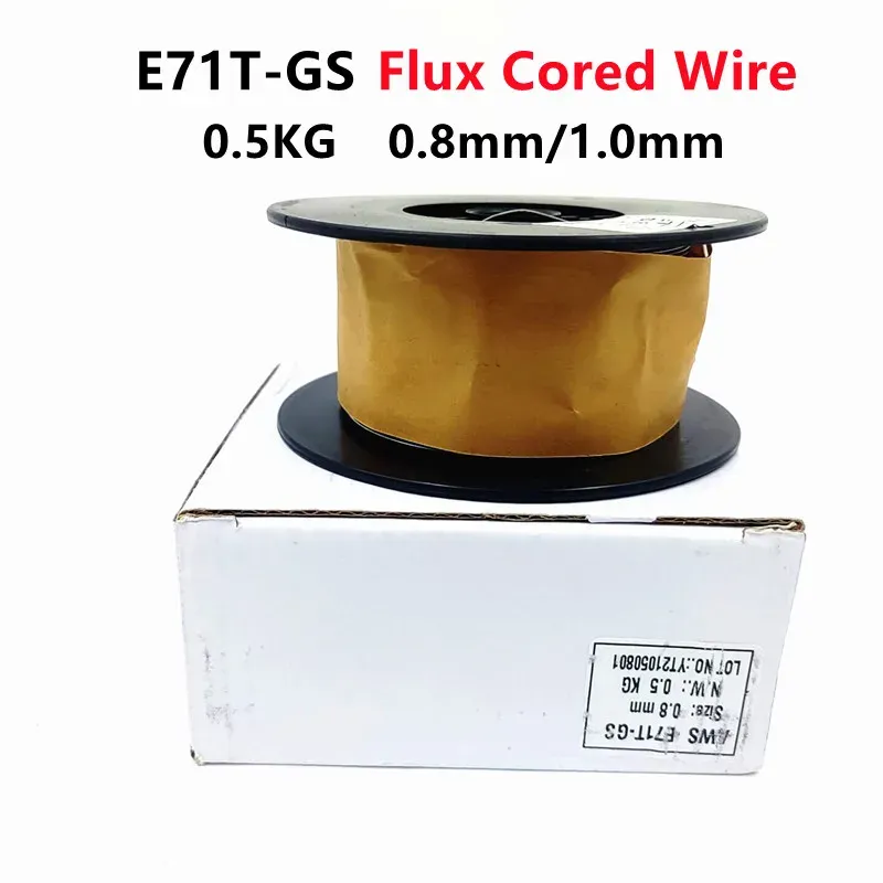 Draden Flux Cored Wire 0.8mm 1.0mm 0.5kg, Wire welding powder, Gasless Welding Wire E71TGS, Without Gas For Soldering Tools Wires