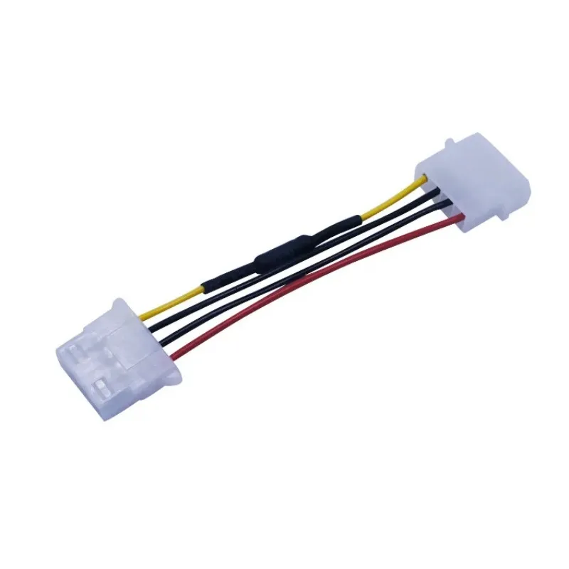 Nieuwe 4-pins Molex Computer PC-behuizing ventilatorsnelheid Reducer Lage ruisverlengingskoordadapter Adaptor1.voor Molex Fan Speed Reducer