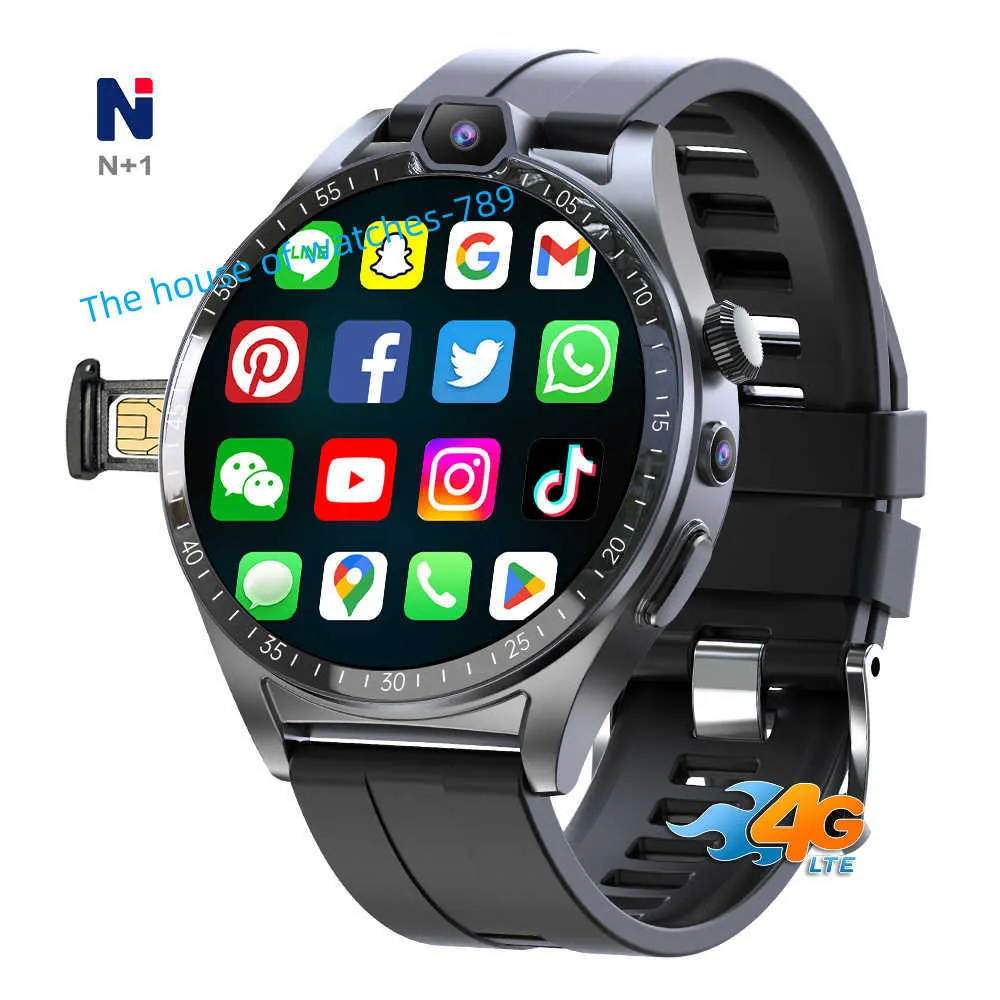 16/64/128GB 2024 SmartWatch 1.43 800mAh SIM Wifi GPS Tracker Android 9.0 8541E Quad Core GSM WCDMA LTE NTJ01 4G Smart orologio