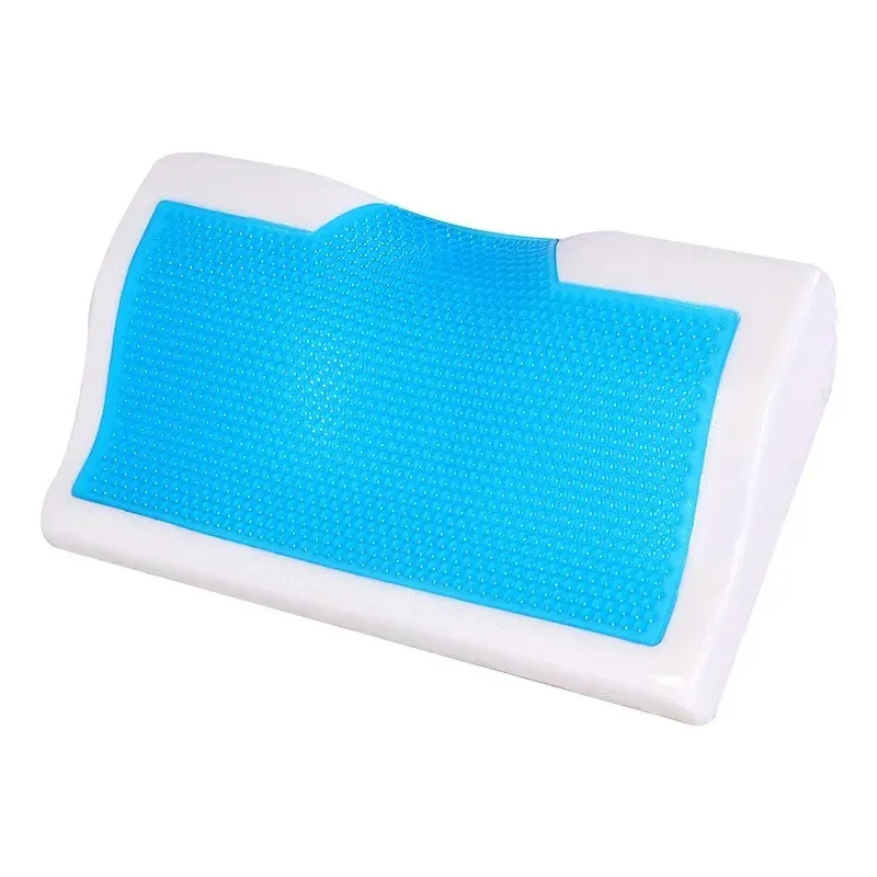 NIEUW 2024 Memine Foam Gel Pillow Orthopedic Summer Ice-Cool Anti-Snore kussens Langzaam Rebound Slaap Zachte gezondheidszorg Nek Kussen beddengoed