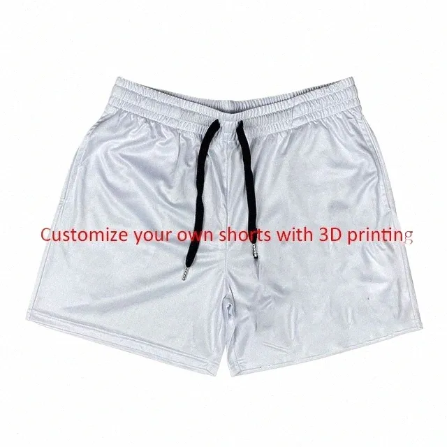 Personalizado GYM Shorts Homens Mulheres Classic Sportwear Você Próprio Design Imprimir Shorts de Verão Basquete Correndo Treino 6XL Malha Shorts d9od #