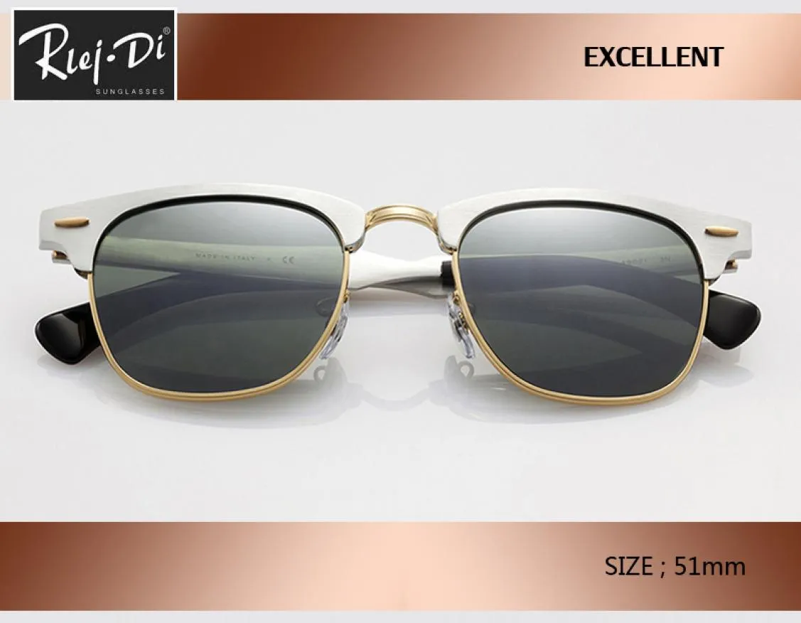 new aluminum Retro Club 51mm master Sunglasses brand designer vintage Women Men rd3507 Coating pink gradient gafas Sun glasses9876570