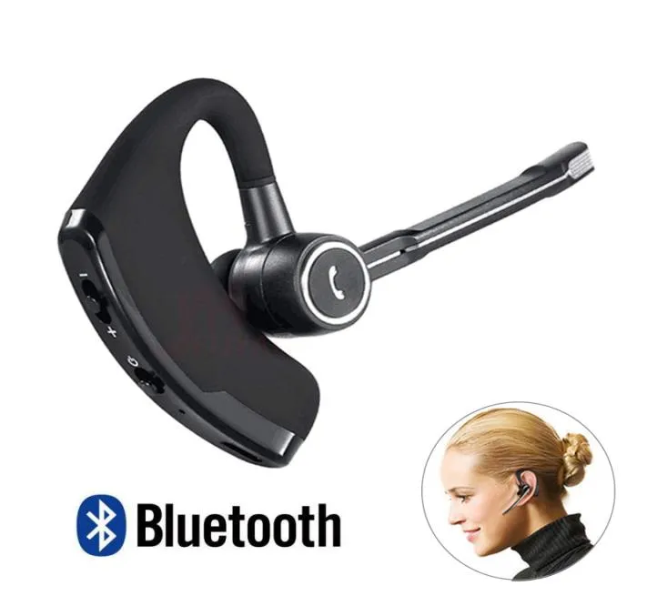 Nowy V8S Business Bluetooth Słuchawki bezprzewodowy samochód słuchawkowy Bluetooth V41 Zespół Ręka z mikrofonem do iPhone'a Xiaomi SAMSU4968016