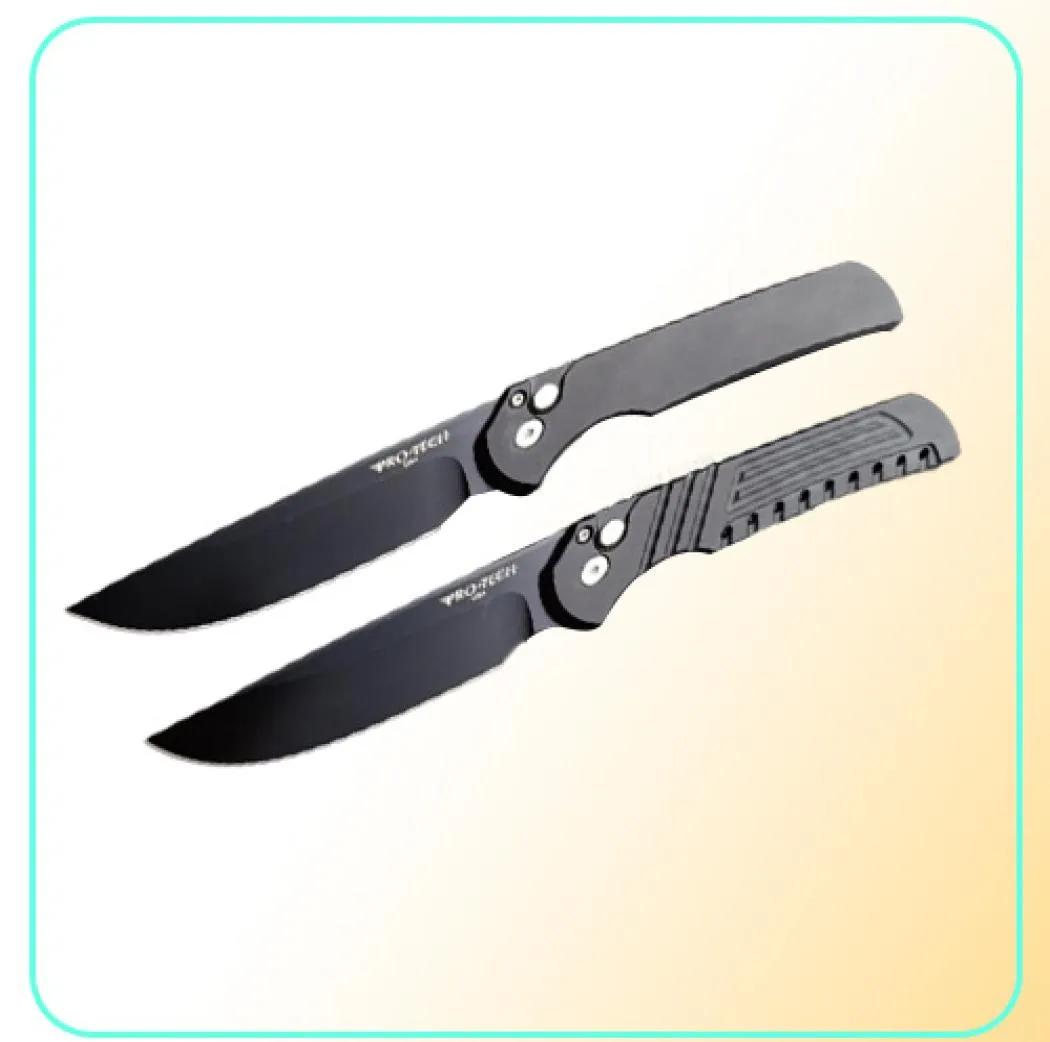 High Quality 2021 Protech Knives Mordax Pocket Automatic Folding D2 Blade 6061T6 Handle outdoor Tactical Survival Knifes2576884