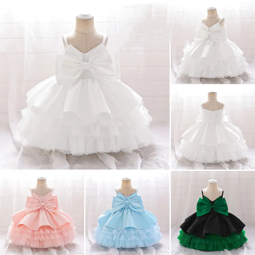 Sweet Green White Sky Blue Pink Jewel Girl's Pageant Dresses Flower Girl Dresses Girl's Birthday/Party Dresses Girls Everyday Skirts Kids' Wear SZ 2-10 D326163