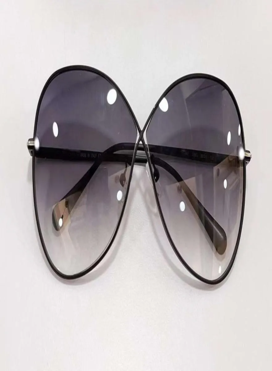 0842 Nickie Óculos de Sol para Mulheres BlackGray Gradiente gafa de sol Homens Tons de Proteção UV400 Óculos com Case4556617