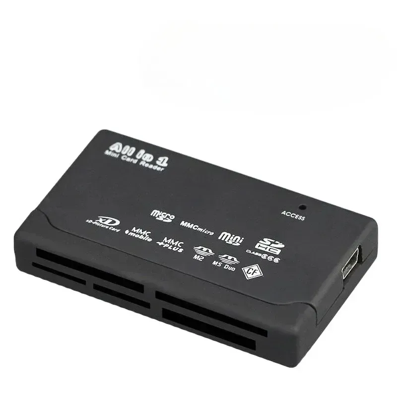 2024 All in One Card Reader USB 2.0 SD Card Reader Adapter Support TF CF SD MINI SD SDHC MMC MS XD