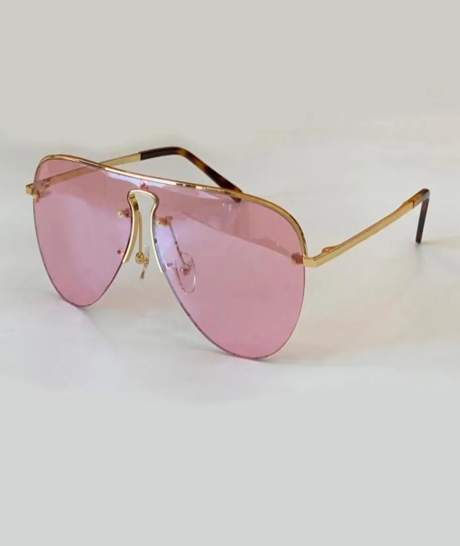 Maska pilotażowa okulary przeciwsłoneczne dla kobiet mężczyzn Złote różowe lustro kwiatowe lustro przeciwsłoneczne sonnenbrille occhiali da sole uv400 ochrona 1469 WI8715370