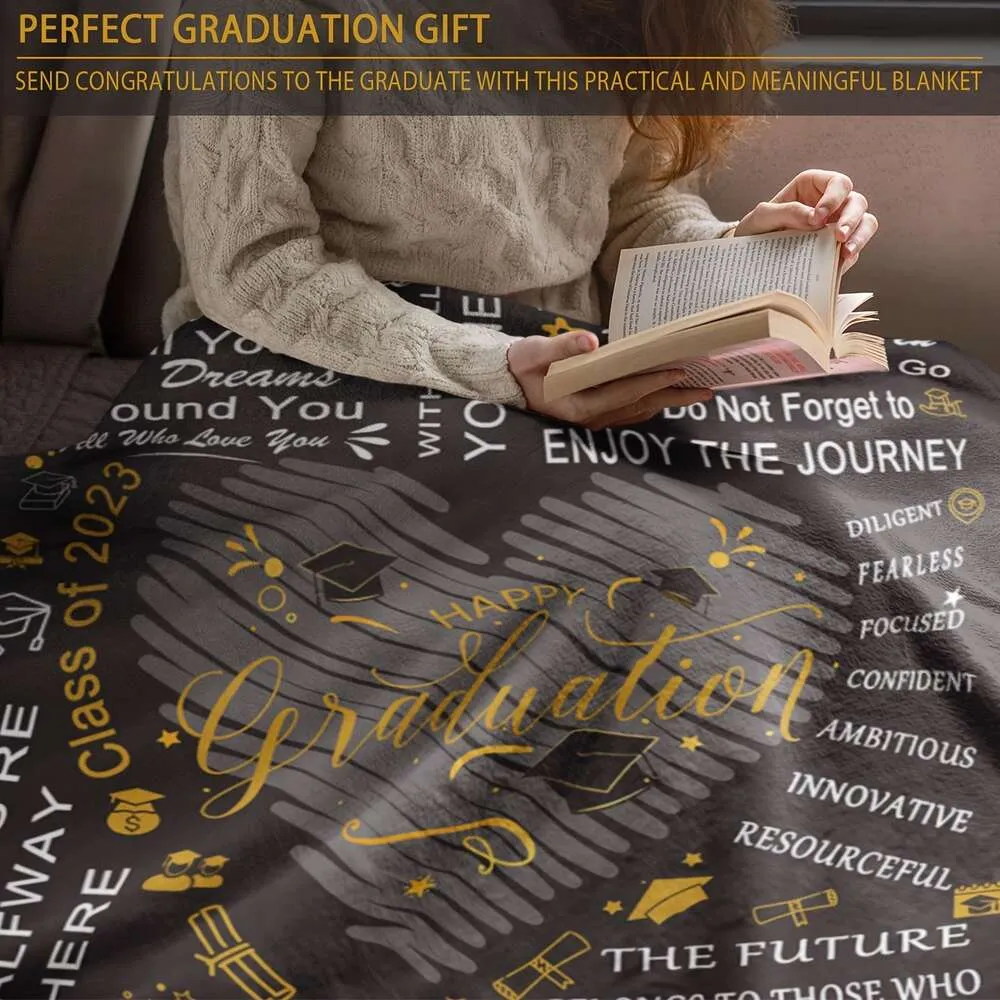 Couvertures 1 pièce, elle, cadeaux pour lui, cadeaux de remise de diplôme de maîtrise universitaire, couvertures douces et confortables pour lit, canapé, 50x60 pouces