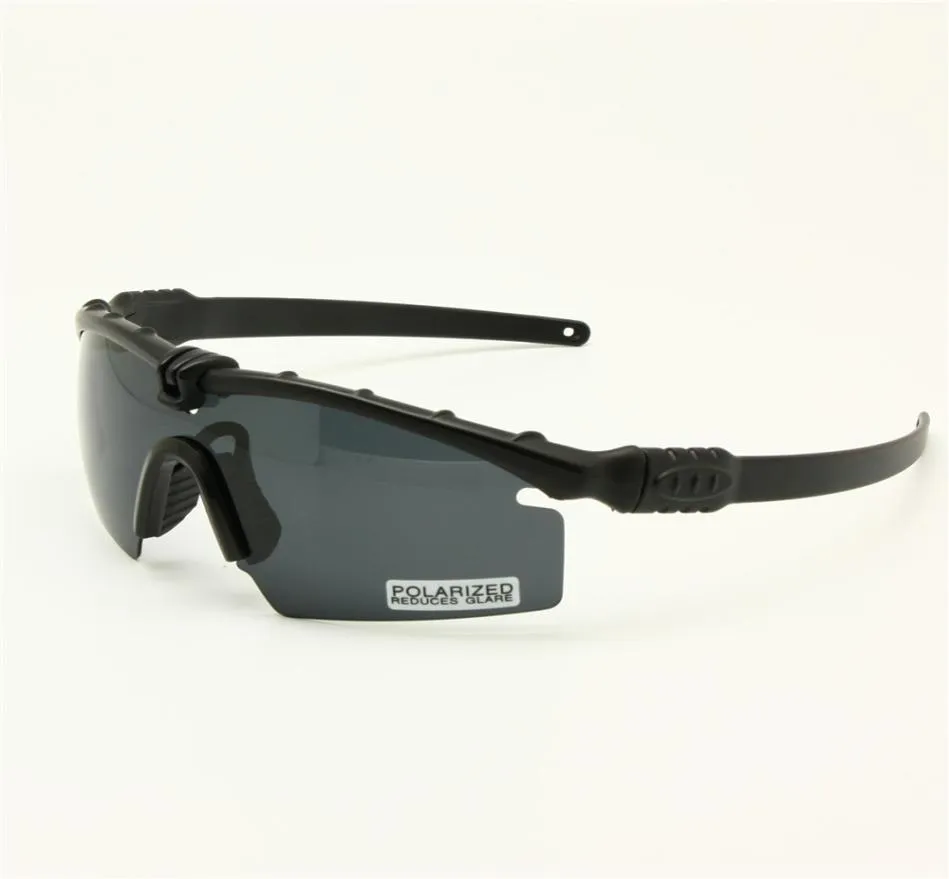 Polarized Army Sunglasses Ballistic Military Goggles Men Frame Anti UV 34 Lens Night Vision Combat War Game Eyeshields3651437