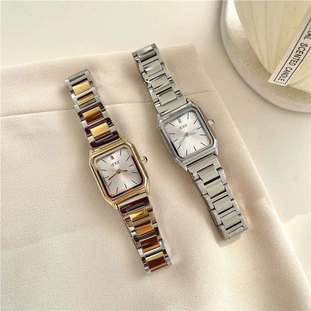 IEKE Square Elegance Simple Card Home Same Korean Instagram Fashion High End Women's Watch