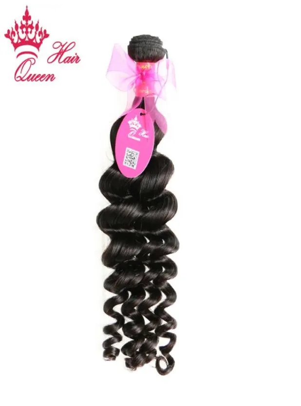 Produits de tissage de cheveux humains vierges brésiliens Plus de trame ondulée DHL sur 1 pc Queen Hair Official Store8606091