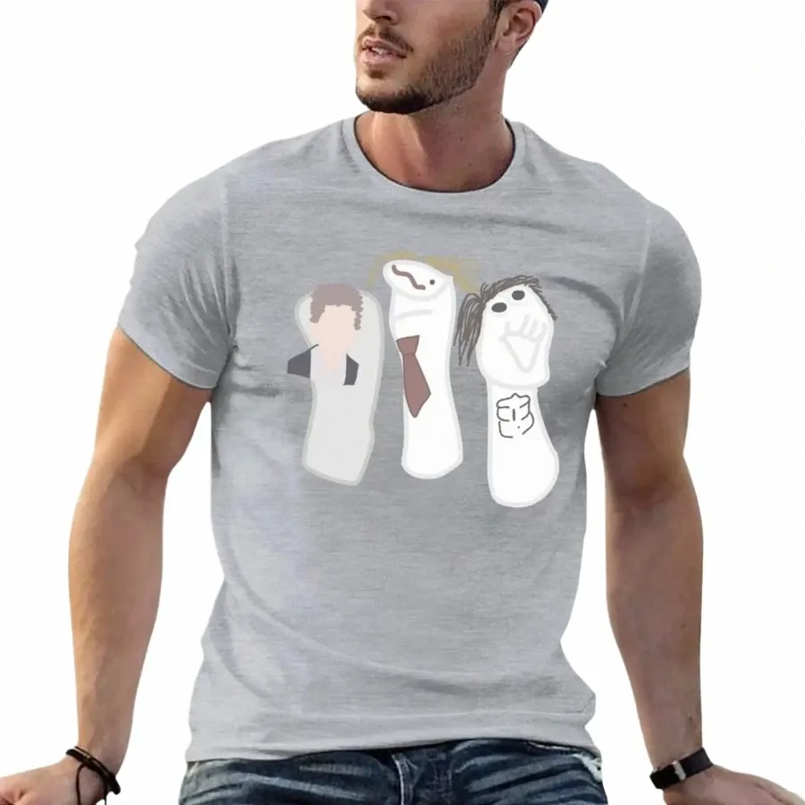 Workaholics Sock Puppets T-shirt nova editi pretos plus size tops roupas masculinas C3t2 #