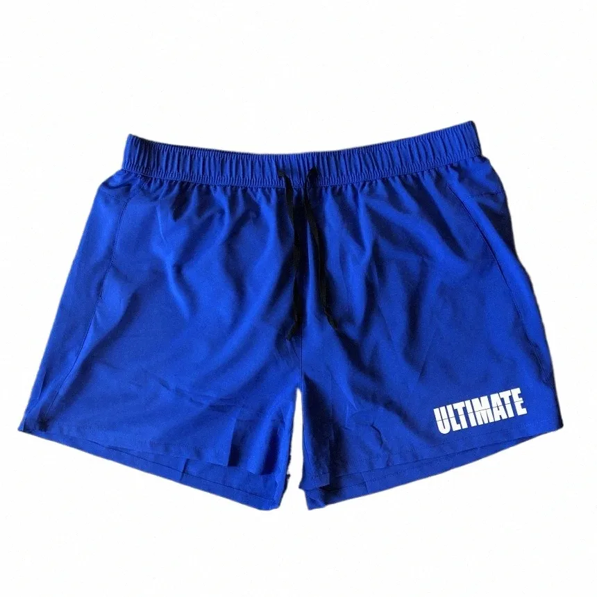 summer sports quick dry three minute shorts men's elastic weight gym bodybuilding muscle hipster training hot pants 42Ov#