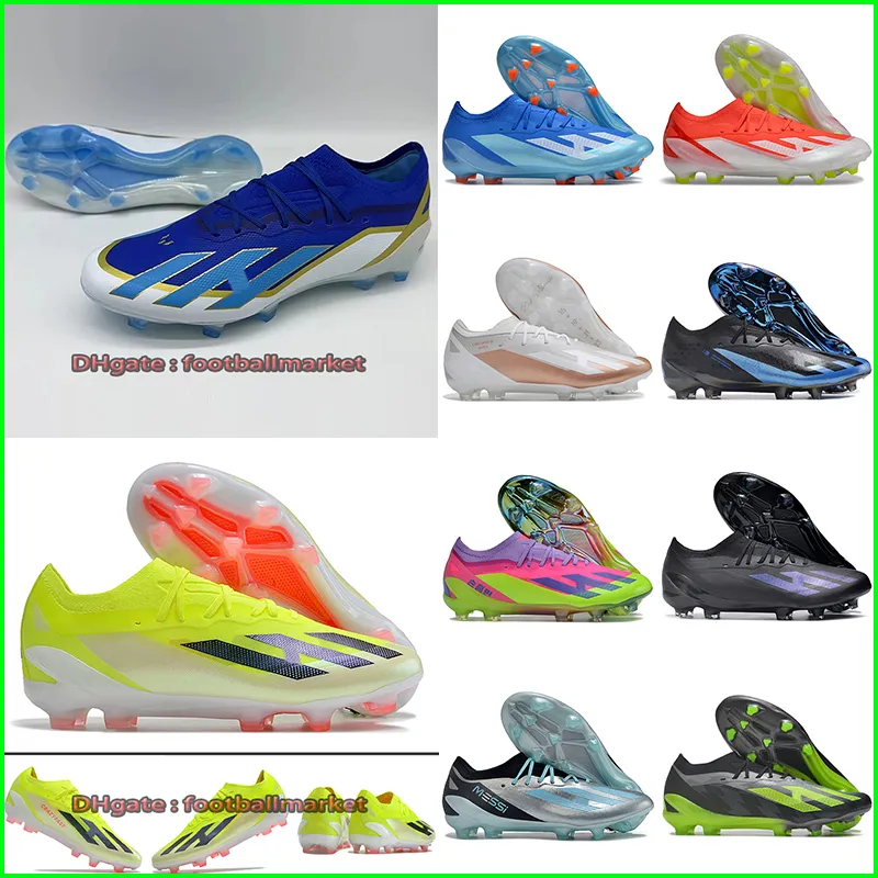 X Crazyfast Messis FG Soccer Shoes Boots Cleats for Herr Women Kids Youth Football De Crampon Scarpe da Calcio Fussballschuhe Botas Futbol Chaussures Firm Ground 01