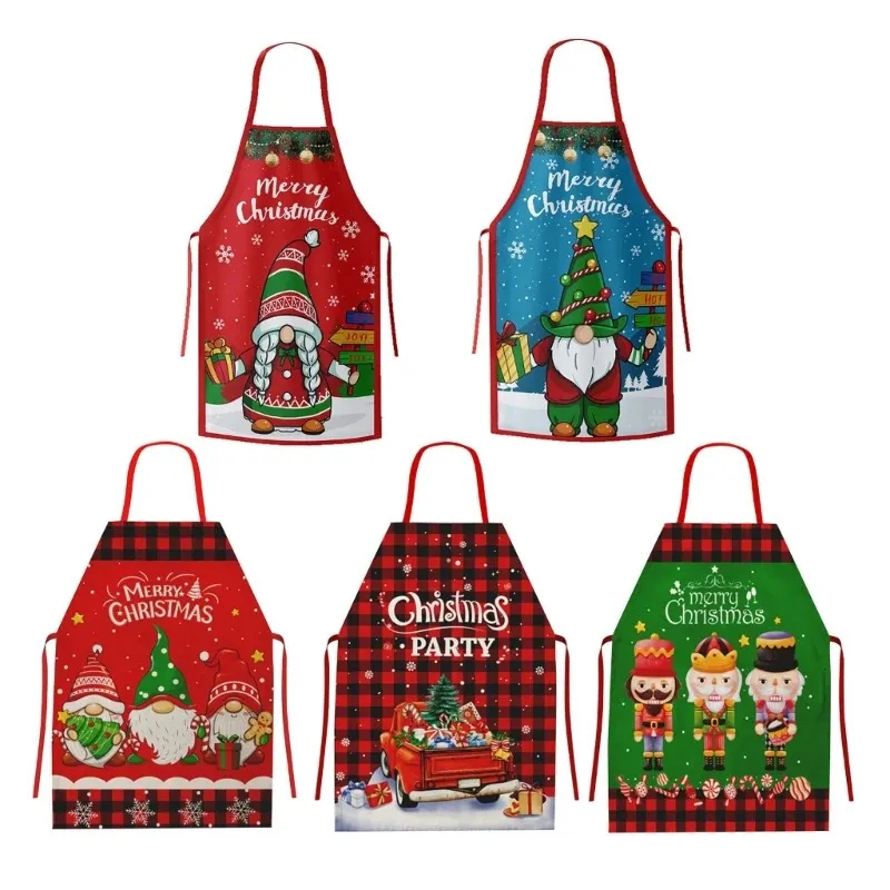 Festive Kitchen Apron Cooking Cleaning Must for Home Cook Christmas Celebration 240321