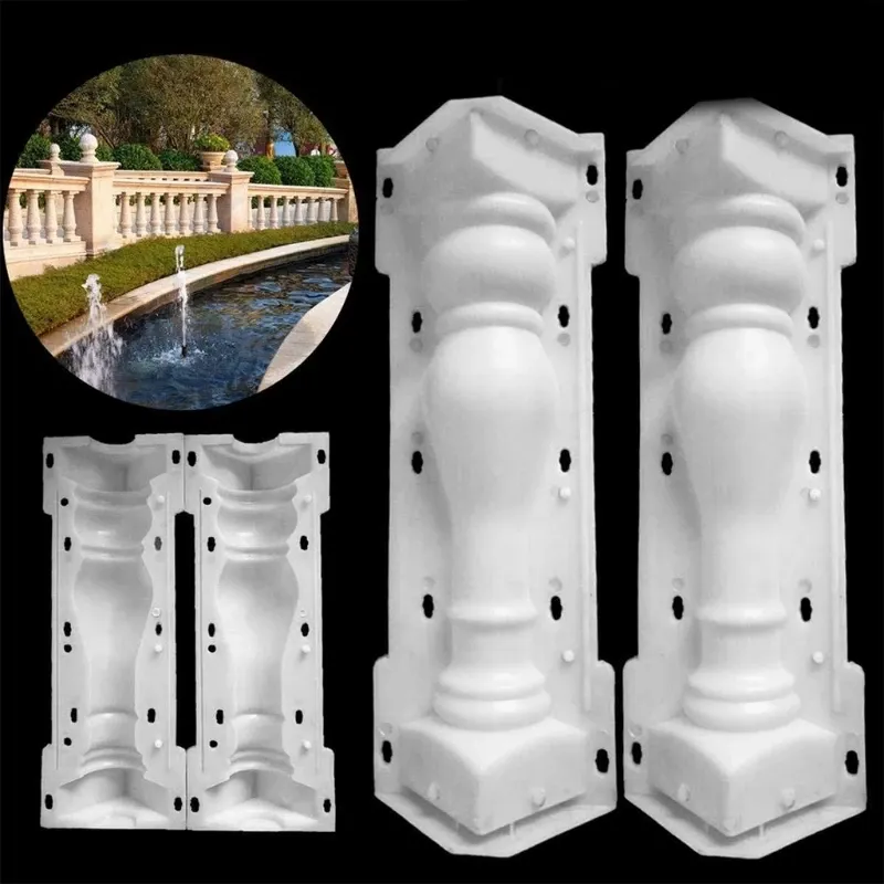 Portes de jardin colonne romaine moule bordure effet pierre bricolage cour jardin plastique pavage moule chemin fabricant ciment piscine longue béton Au23