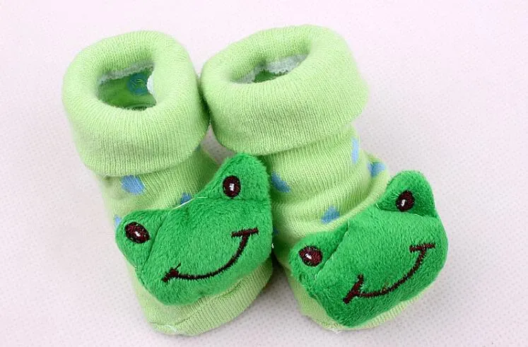 18 Style Lovely Cute Newborn Baby Socks Animal Cartoon Doll Infant Socks Model Anti-slip Boys Girls Socks