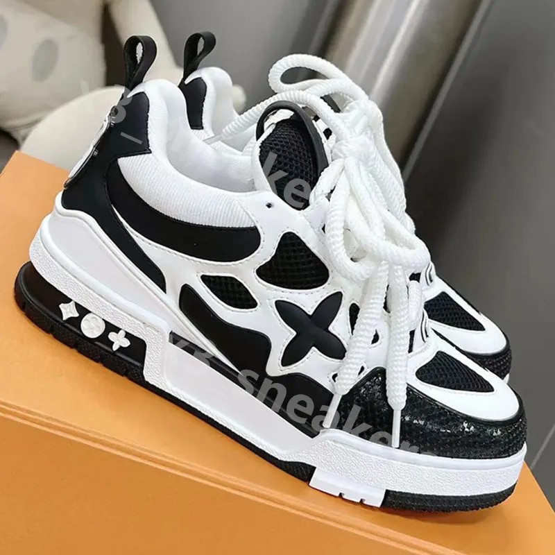 Skate Shoes Men Mener Running Shoe Platform Defender Shoe Fashion Rubber Rubber Righty Leather Sneakers Shoes Tenis Shoes X36