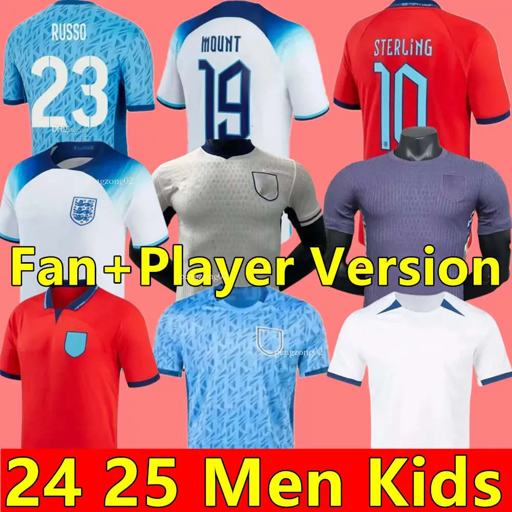 23 24 25 Engeland TOONE Voetbalshirts Angleterre Wereldbeker Dames Engeland voetbalshirt KIRBY WIT HELDER MEAD KANE STERLING RASHFORD SANCHO GREALISH Heren Kinderen 85 81