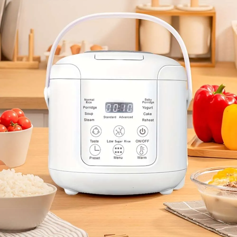 Multifunctional Mini Rice Cooker 1-5 People - Double Inner Pots for Smart Cooking in Student Dormitories