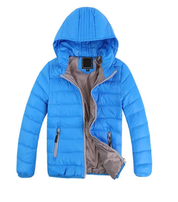 소년 소녀 재킷 아기 어린이 039S 외부웨어 아이 겨울 따뜻한 후드 레드 코트 양질