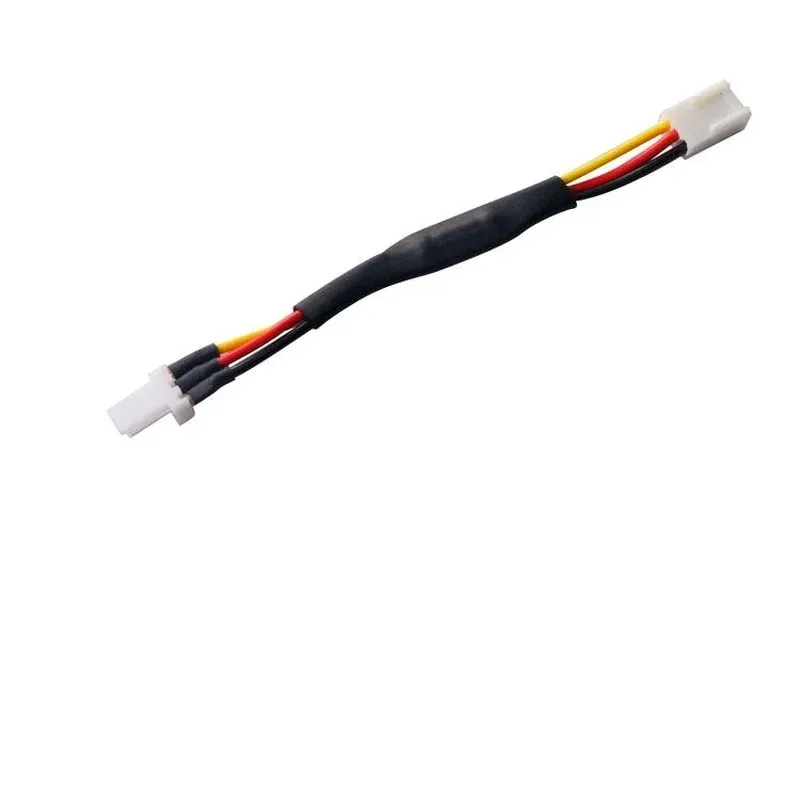Neues Lüfterwiderstand Kabel 3 Pin 4 männlich bis weiblicher Anschluss Reduzieren Sie PC Lüftergeschwindigkeitsrausch -Verlängerungswiderstand Kabeldraht