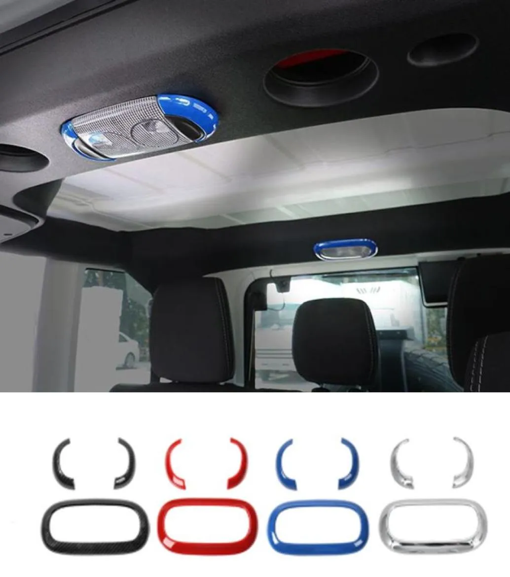 قراءة السيارة مصباح تغطية تغطية ملصق ABS لجيب رانجلر 20112016 4 أبواب التصميم التلقائي الملحقات الداخلية 2723678