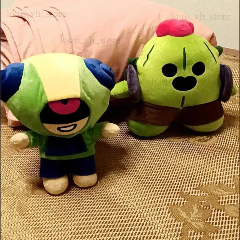 Plush Dolls Coc 25cm Plush Toy Supercell Leon Spike Cotton Pillow Dolls Game Characters Game Peripherals Gift For Children Clash Of Clans T240325