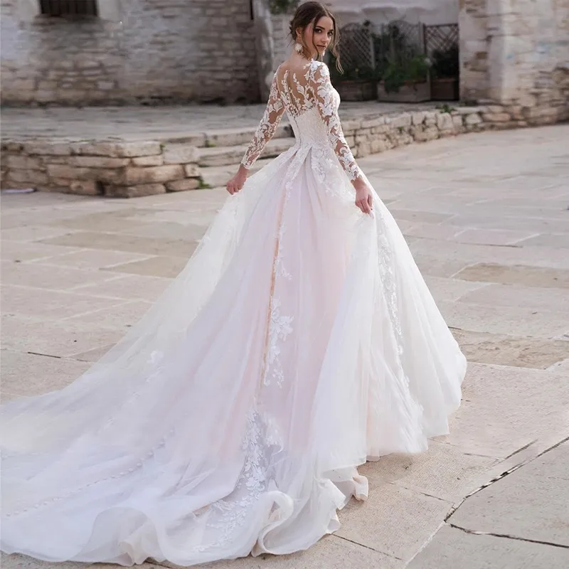Reem Acra Womens White Wedding Dress Long Mesh Lace... From Babydress126,  $446.45 | DHgate.Com