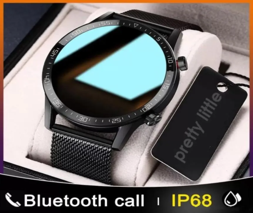 ID L13 Смарт-часы для мужчин IP68 Водонепроницаемые ЭКГ PPG Bluetooth Вызов Артериальное давление Сердечный ритм Фитнес-трекер Спортивные Smartwatch3640430
