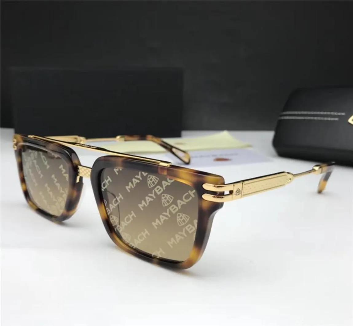 Top Luxury Men Lunettes The Ace Brand Designer Sunglasses Square K Gold Frame Highend Top Quality Outdoor UV400 Eyewear Mens Luxur9251493