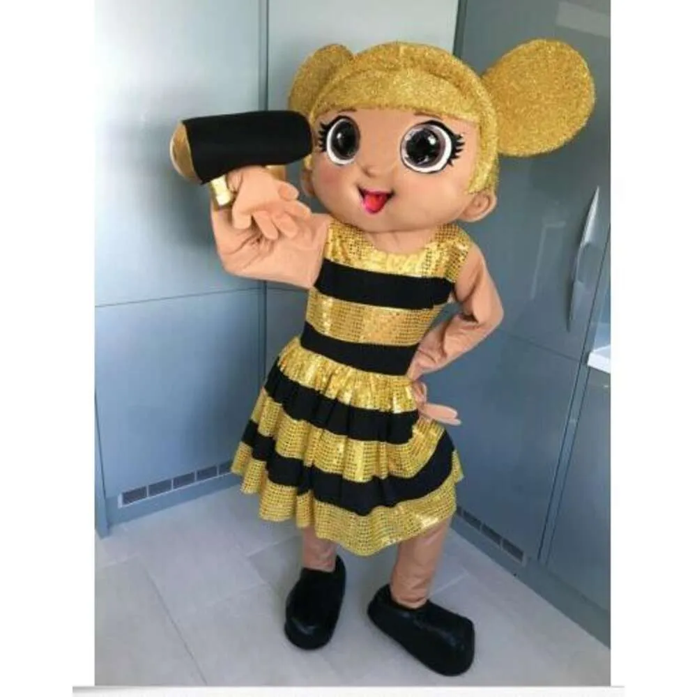 Costumes de Mascotte Halloween noël belle reine abeille poupée Mascotte dessin animé en peluche déguisement Mascotte Costume