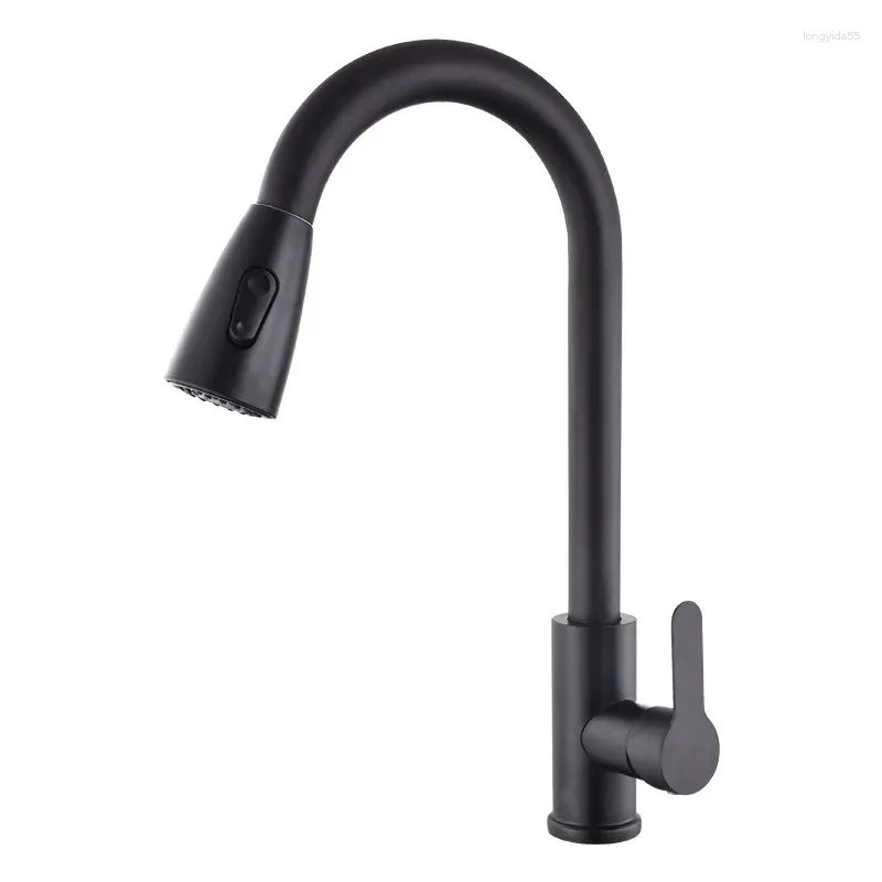 Kitchen Faucets Pulling Faucet Washing Basin Rotating Laundry Sink Universal 304 Stainless Steel And Cold