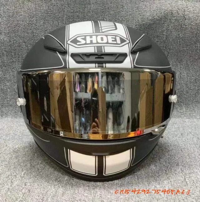 Casques de moto ABS de haute qualité Shoei Z7 Dumb Noir et Blanc Personnalité Casque Quatre Saisons Hommes Femmes Full5223343