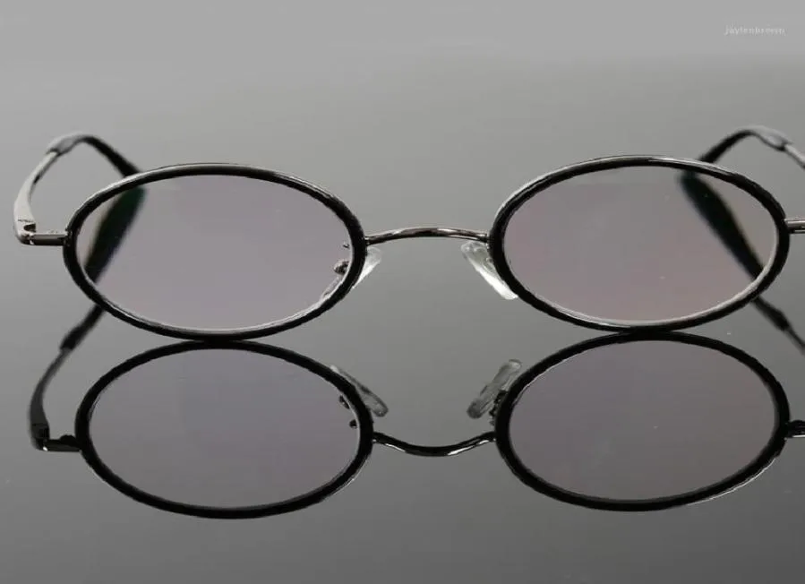 Erkekler retro yuvarlak metal tam çerçeve siyah okuma gözlükleri gözlükler ayna gözlükleri sağlık göz bakımı 100 200 150 250 051 sunglasse3837330