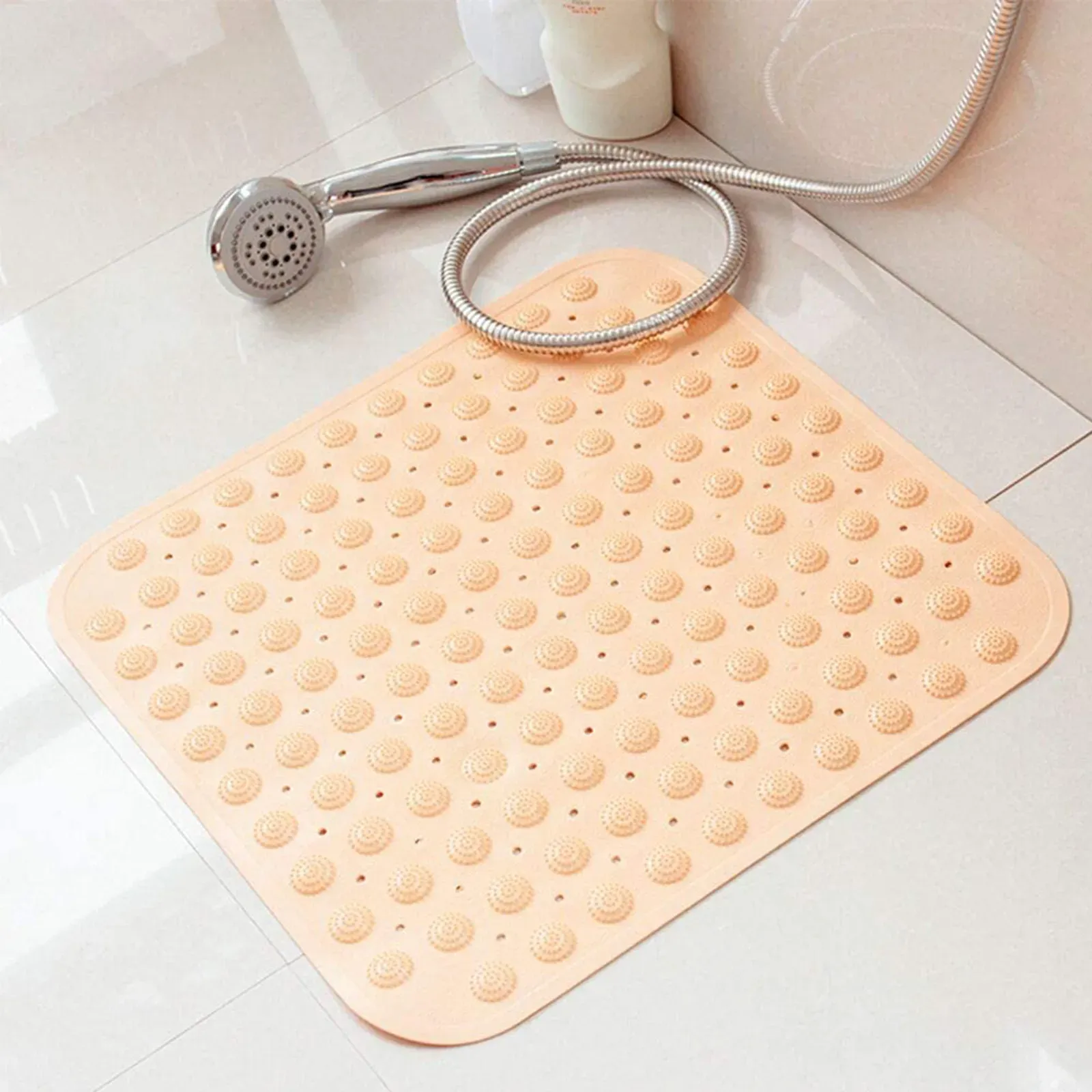 Tappetini Tappetino antiscivolo per bagno in PVC Tappetino antiscivolo rotondo in silicone per doccia Tappetino per massaggio Tappetino per doccia Tappetino per massaggio Particelle per massaggio